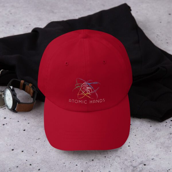 Cranberry baseball cap with logo