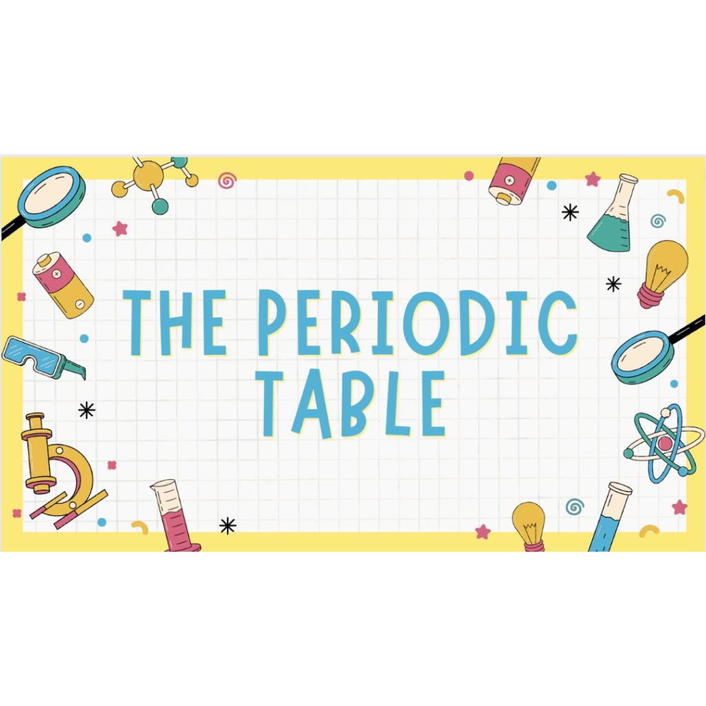 the periodic table lesson plan